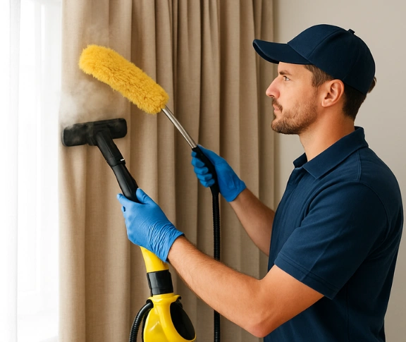 Trusted drapes cleaning technician Matty Curtain Cleaning fig-tree-pocket QLD